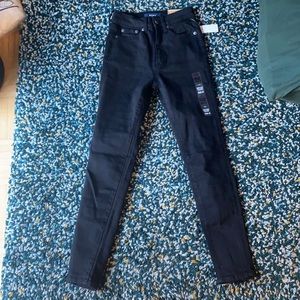 NWT Aero Super High Rise Ankle Jeggings Black 000R fit like a 00/23inch waist